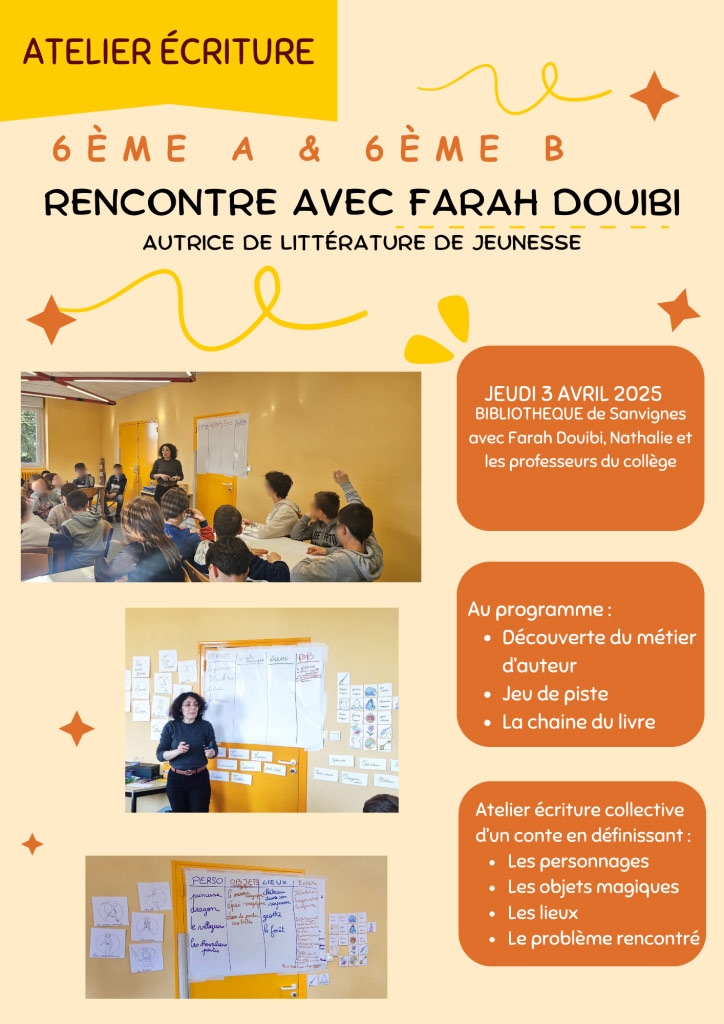 Affiche de l'activité